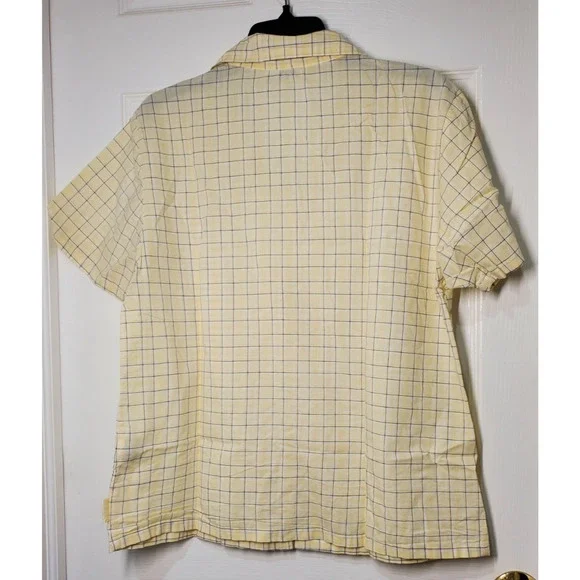 Nautica Men’s Short Sleeve Button-Down Sleepwear Shir tSize L - Picture 5 of 8